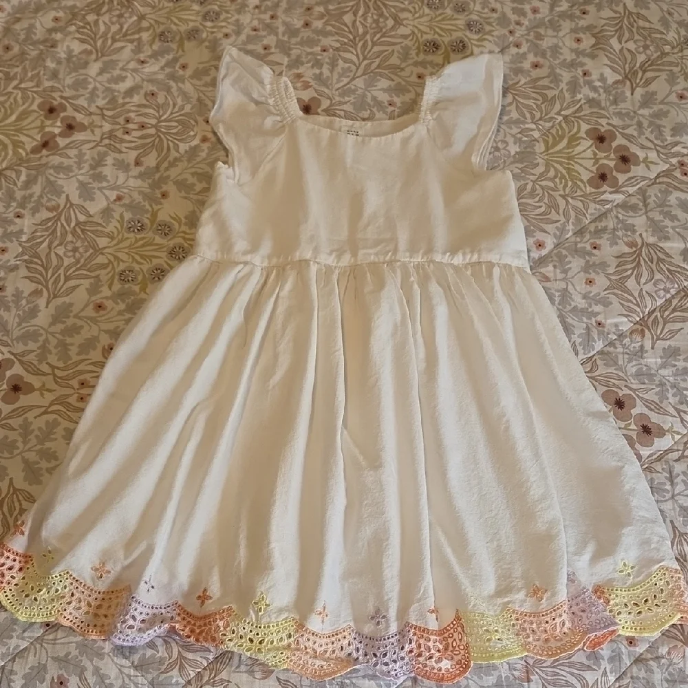 Girls GAP Dress With Crochet Hem
